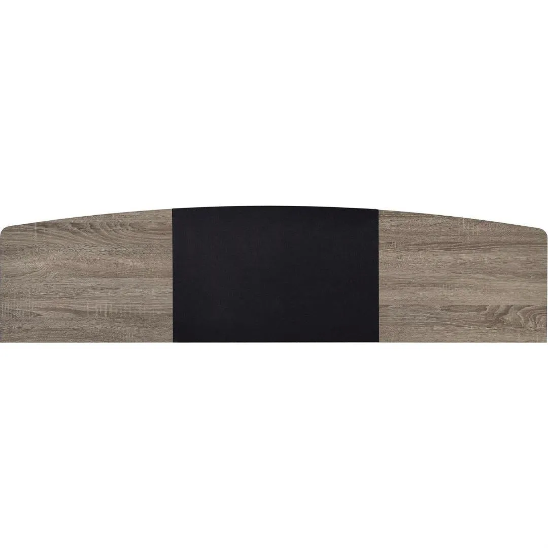 Sonoma Oak - Black Electric Fireplace TV Stand - Accommodates up to 70-inch TV