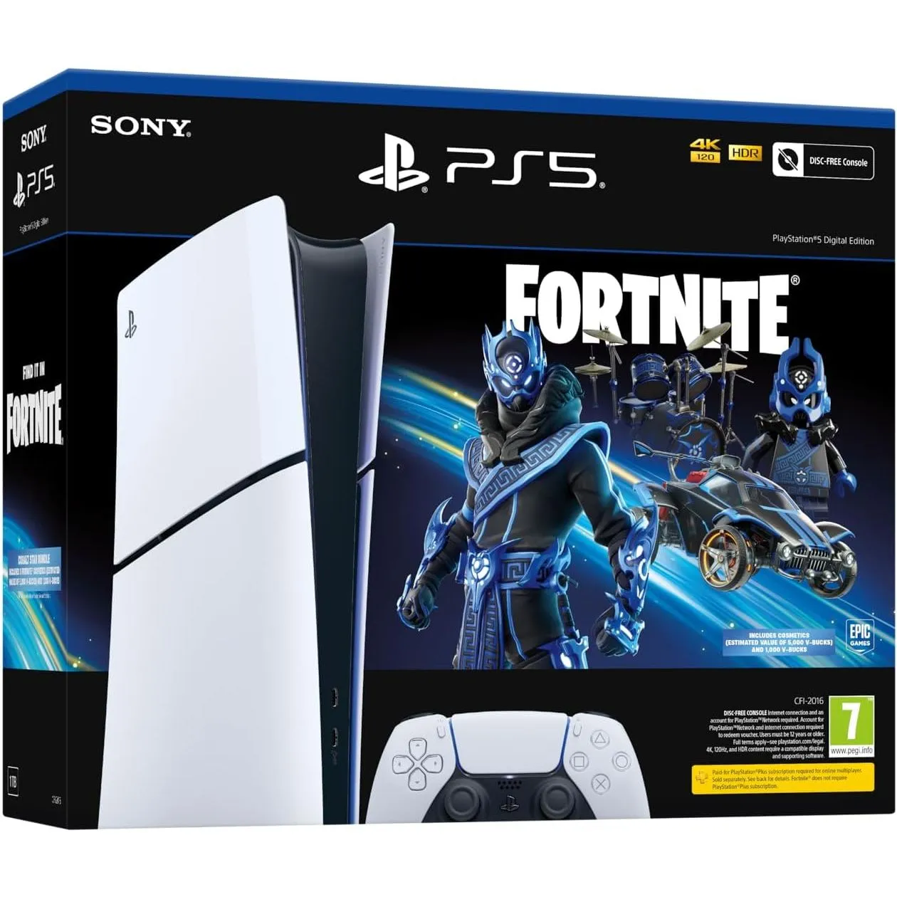 Sony PlayStation 5 Digital Console & Fortnite Bundle