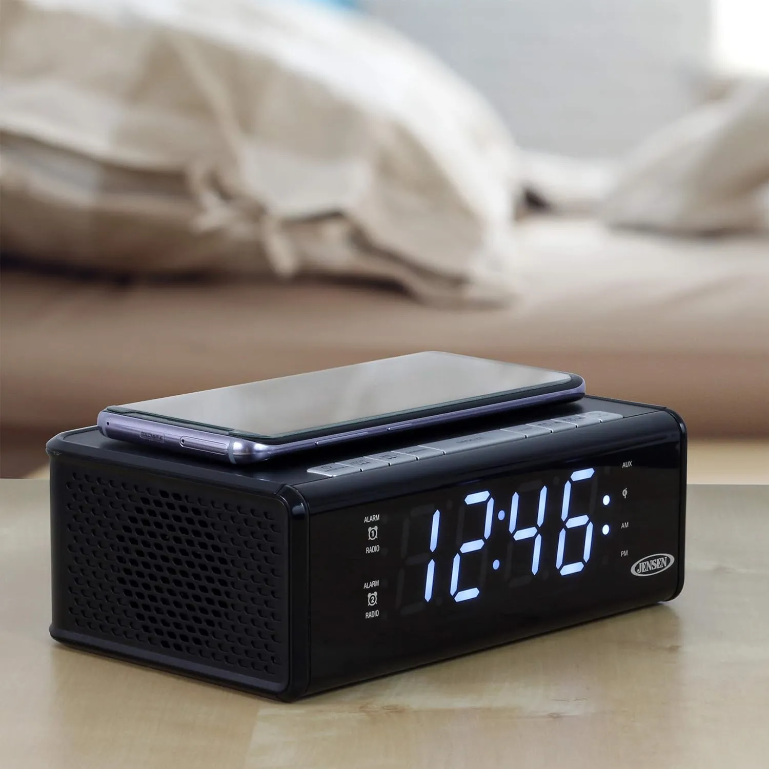 SpyWfi Phone Charger Clock Radio Hidden Night Vision Spy Camera 4K UHD WiFi