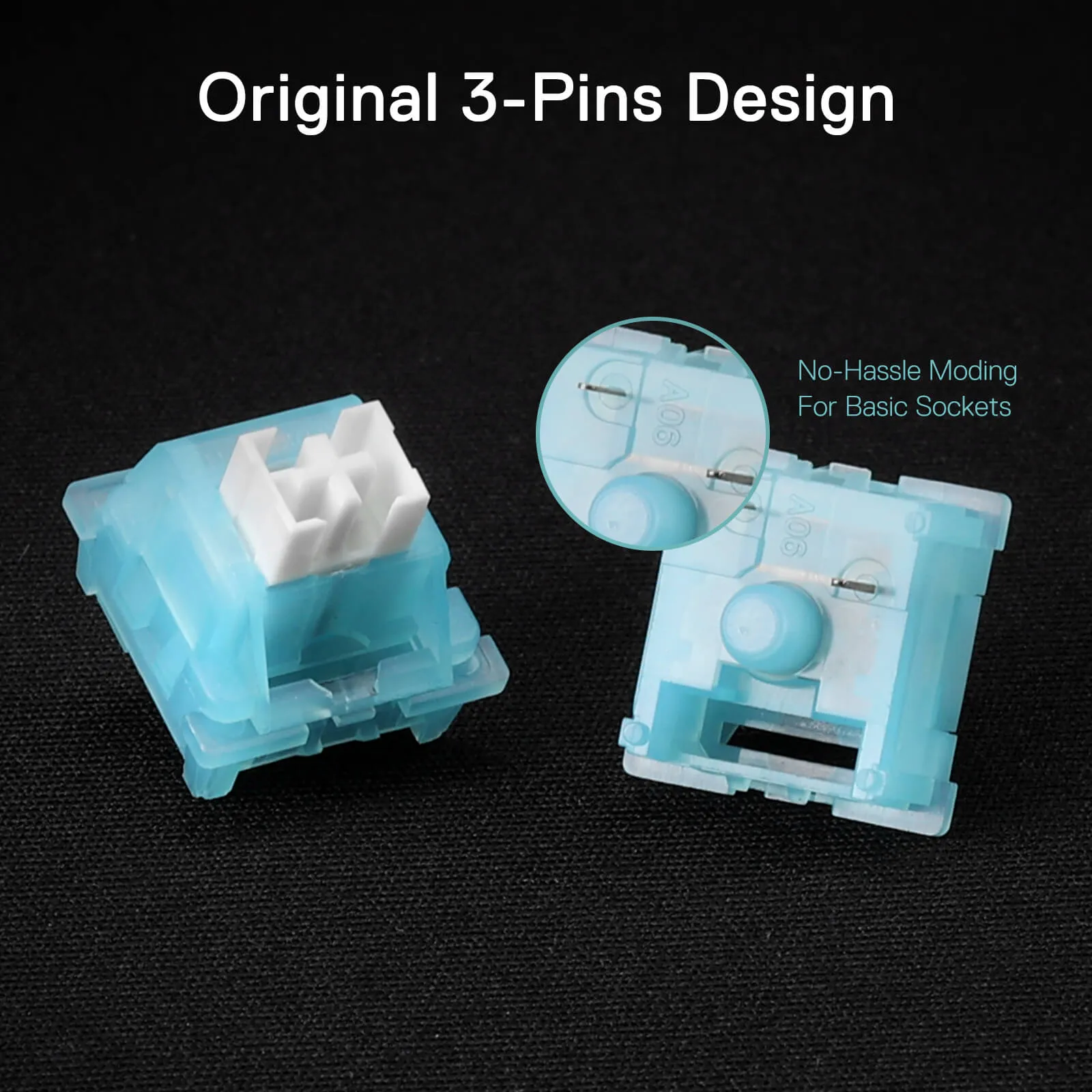 Silent and Tactile A120 Stars Mechanical Switch - Optimized for Enhanced Performance
