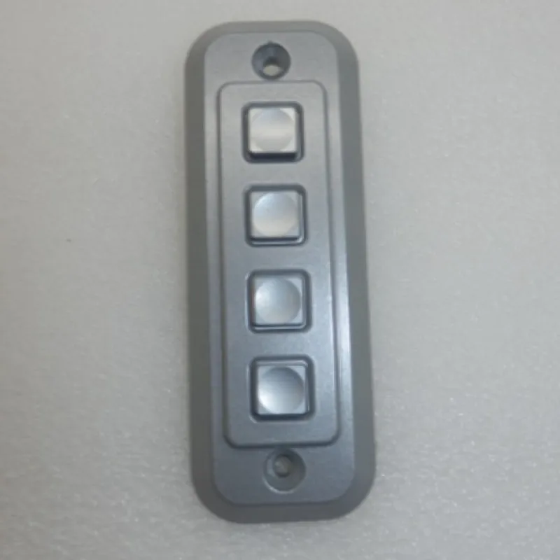 Storm Interface 1000 Series IP65 4-Key Keypad Chromed Die-Cast Zinc 1K040003