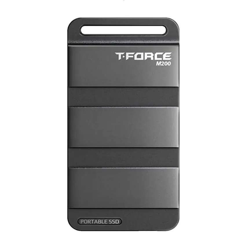 TEAMGROUP 2TB T-FORCE M200 USB 3.2 Gen 2 Portable SSD T8FED9002T0C102 (HD-M2002TB)