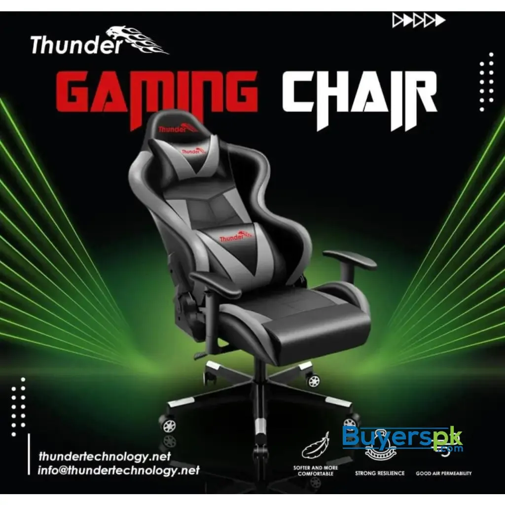 Thunder Gaming Chair Grey