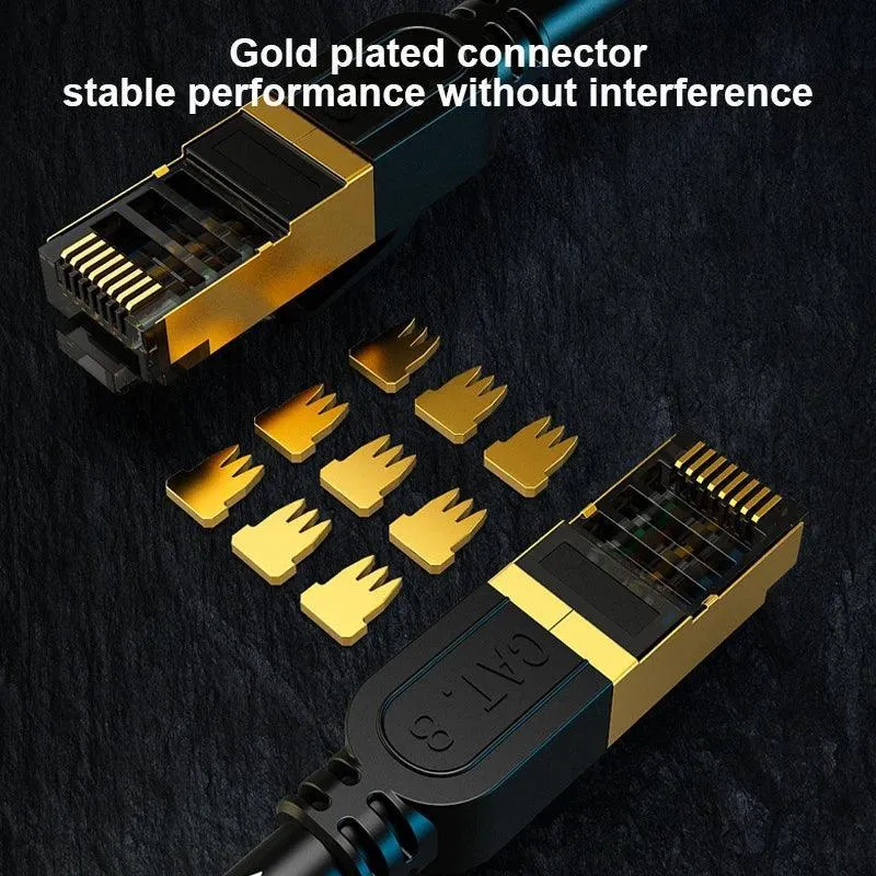 TOMTiF Ultimate Gaming Ethernet Cable Cat8: Lightning-Speed Seamless Gameplay