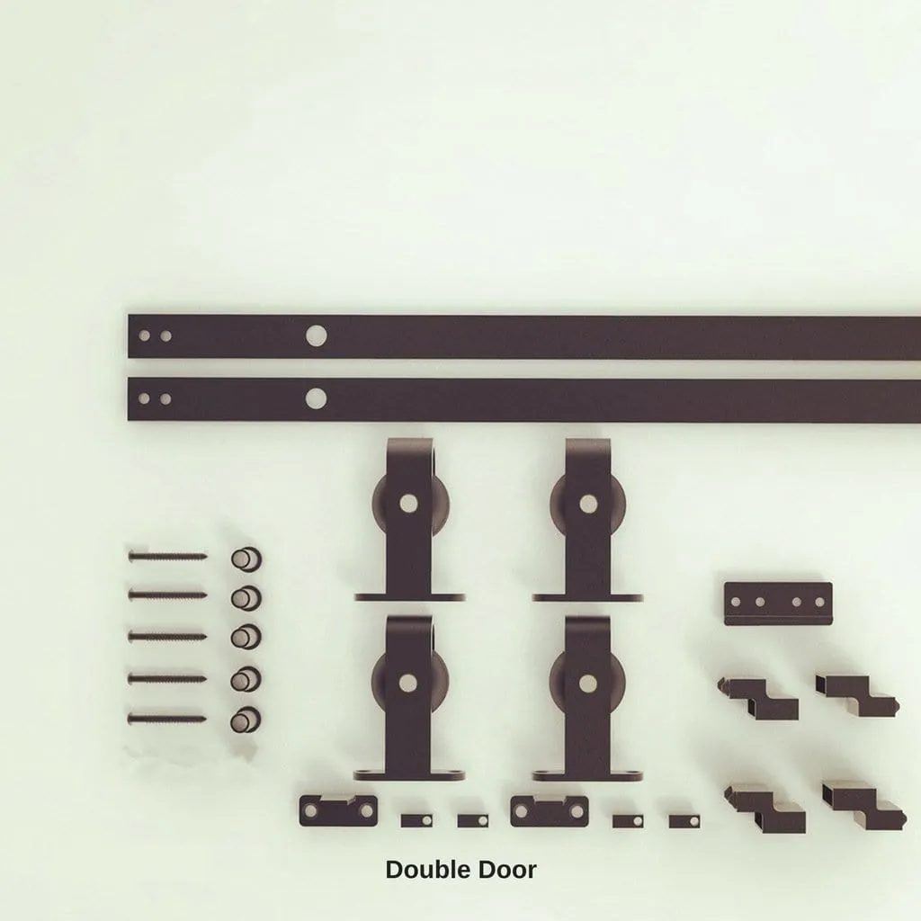 Top Mount Mini Barn Door Hardware Kit