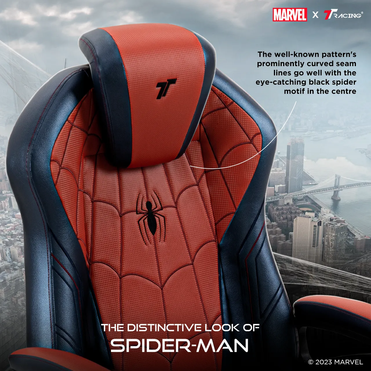 TTRacing Duo V4 Pro Gaming Chair Marvel - Spiderman