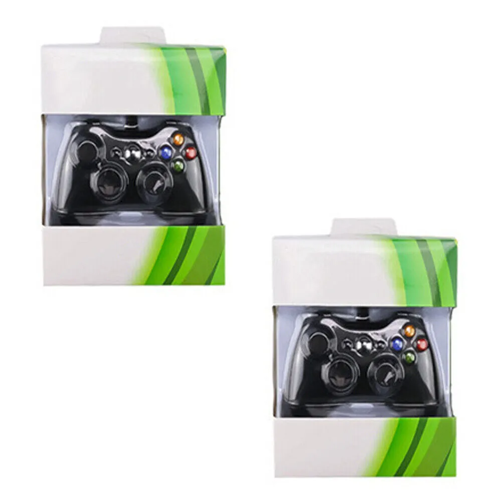US 1-2 Pack Wired Controller USB For Compatible With Xbox 360/ Windows 7 8 10 11