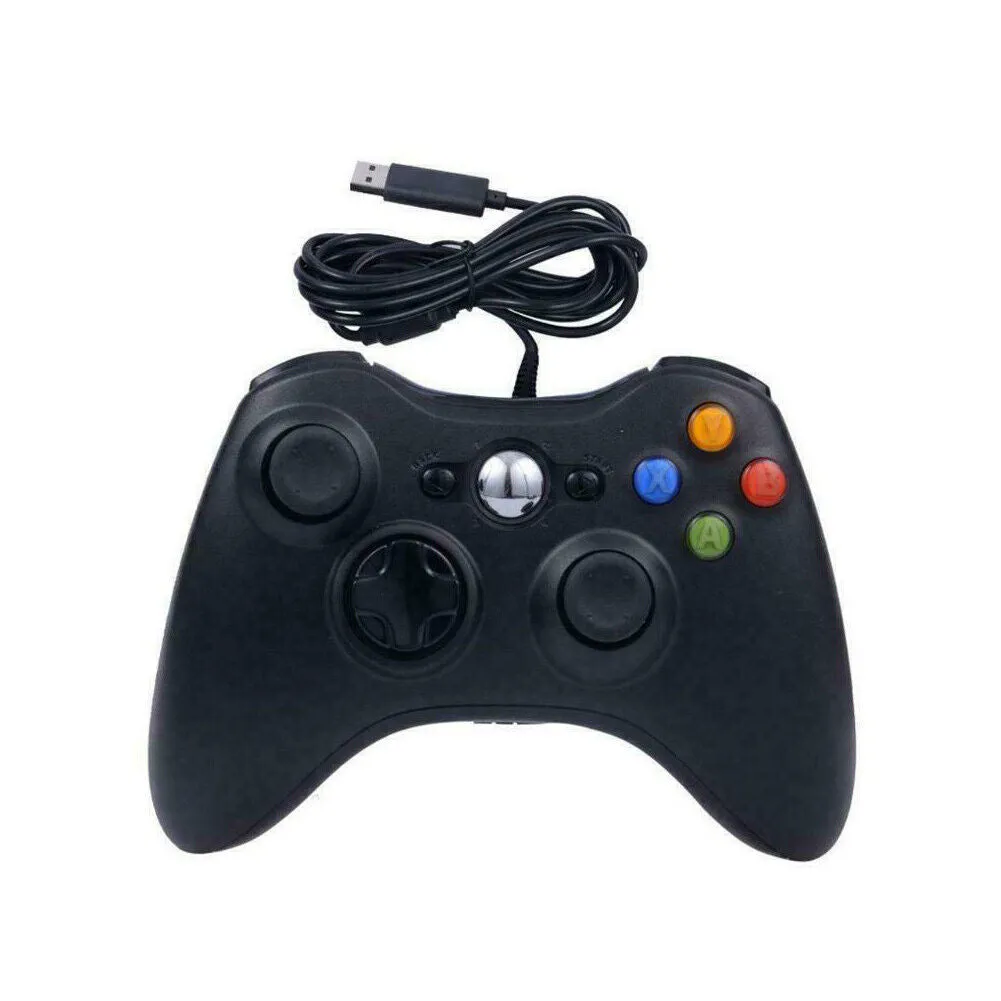US 1-2 Pack Wired Controller USB For Compatible With Xbox 360/ Windows 7 8 10 11