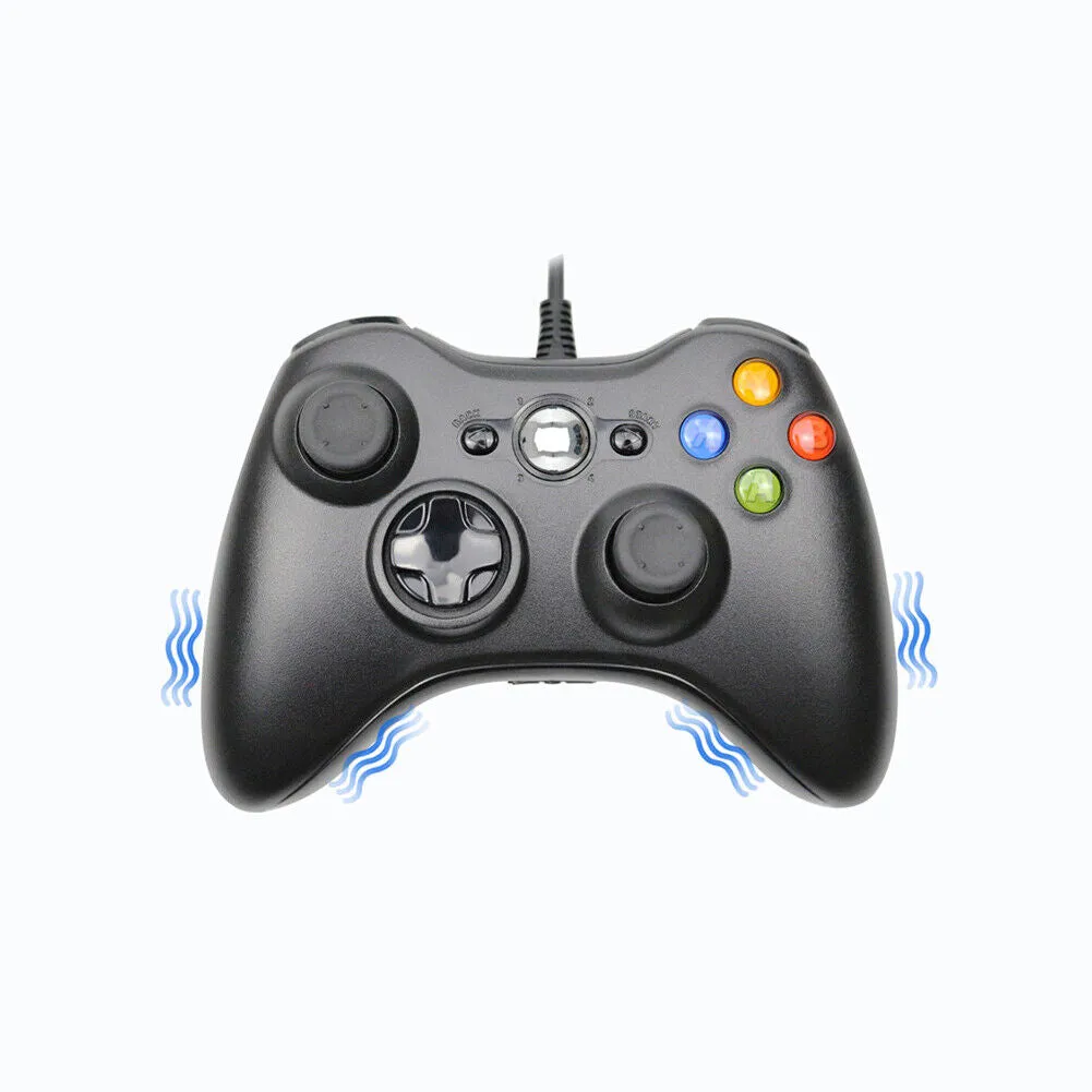 US 1-2 Pack Wired Controller USB For Compatible With Xbox 360/ Windows 7 8 10 11