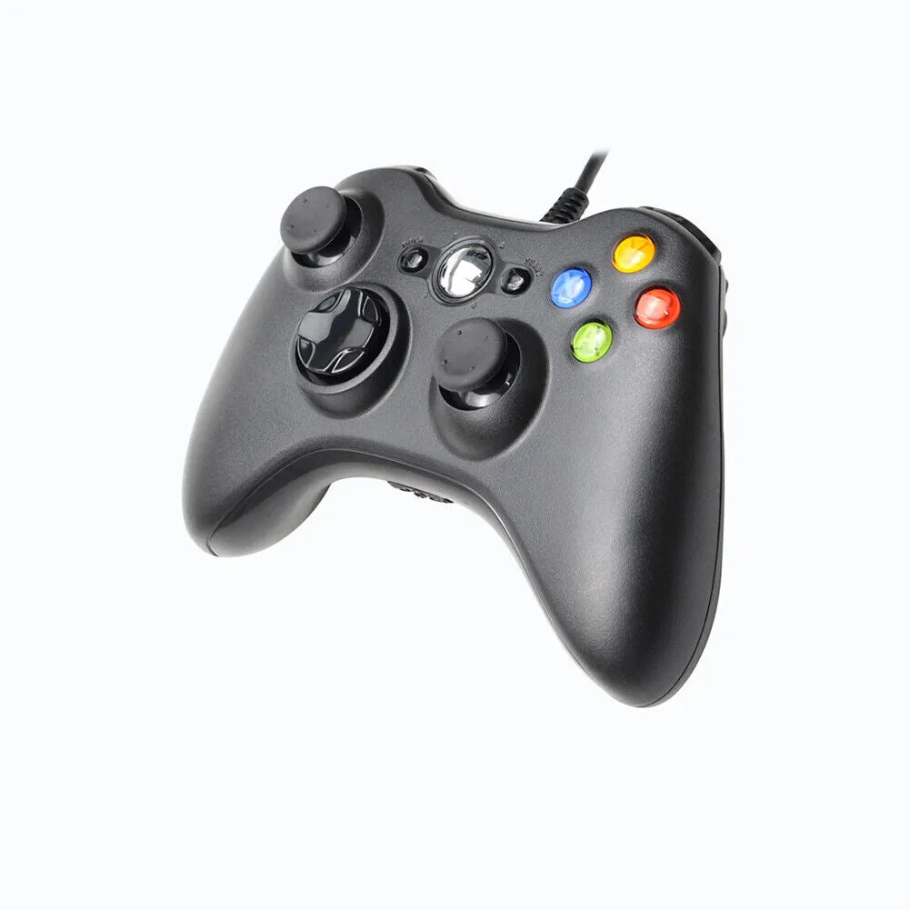 US 1-2 Pack Wired Controller USB For Compatible With Xbox 360/ Windows 7 8 10 11