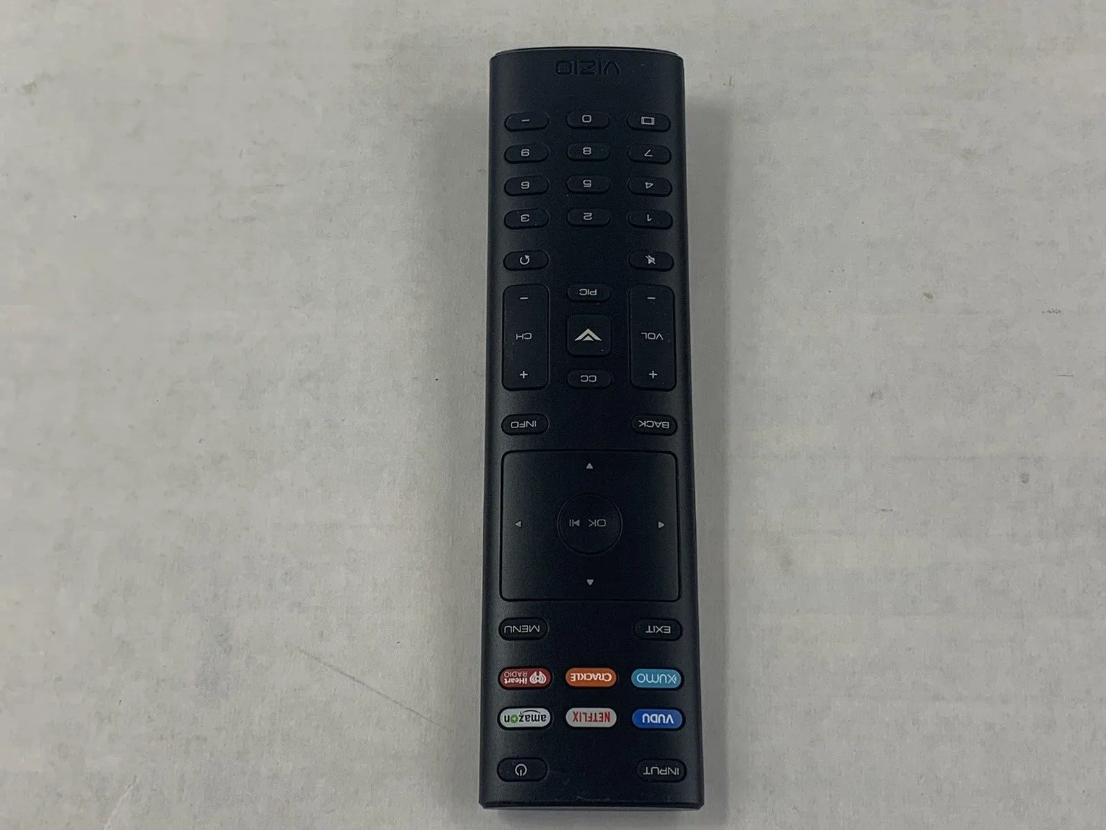 Vizio XRT136 Smart TV Remote Control with Vudu Amazon iheart Netflix 6 Keys