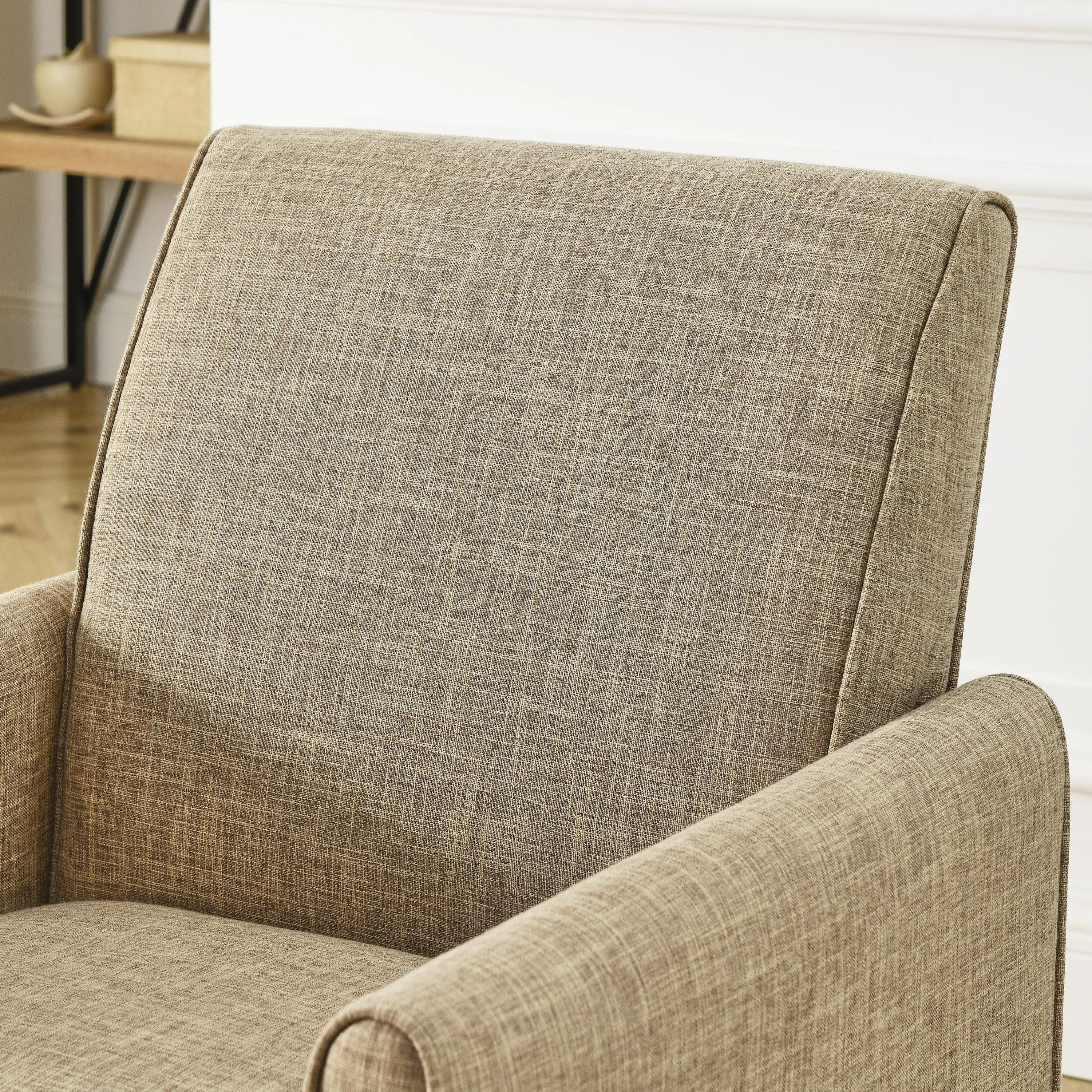 WIIS' IDEA Modern Armchair Sofa With Comfy For Living Room - Yellow