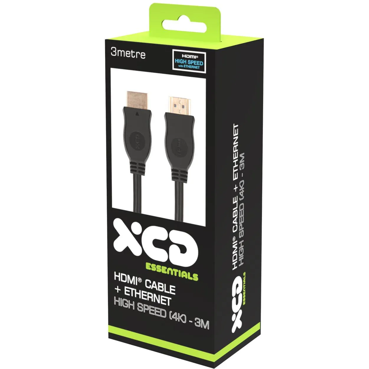 XCD Essentials High Speed HDMI Cable with Ethernet 4K 3m V2