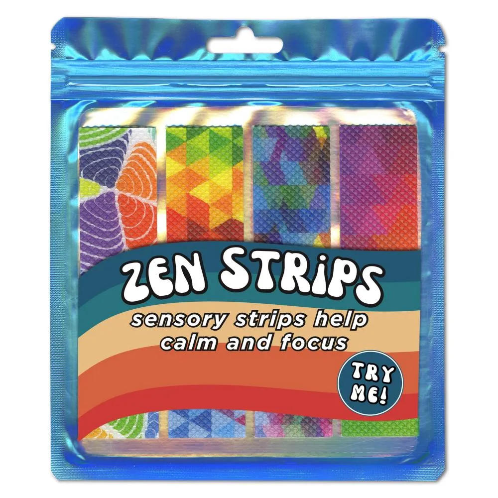 Zen Strips Sensory Strips 4/Pkg - Bumpy Brights